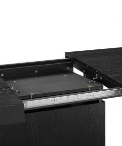 Modway Vector Expandable Dining Table Black Gold 15 Modway Vector Expandable Dining Table Black Gold