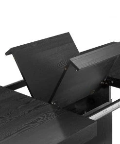 Modway Vector Expandable Dining Table Black Gold 16 Modway Vector Expandable Dining Table Black Gold