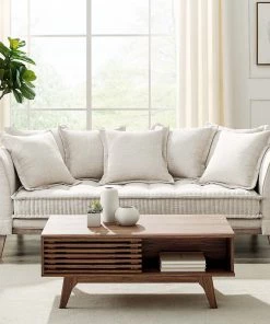 Modway Rowan Fabric Sofa Beige 15 Modway Rowan Fabric Sofa Beige