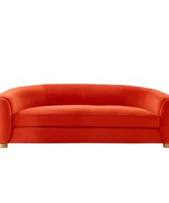 Modway Abundant Performance Velvet Sofa Orange 10 Modway Abundant Performance Velvet Sofa Orange