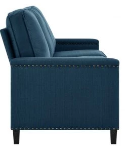 Modway SOFAS Ashton Upholstered Fabric Sofa Azure