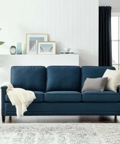 Modway SOFAS Ashton Upholstered Fabric Sofa Azure
