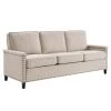 Modway Ashton Upholstered Fabric Sofa Beige
