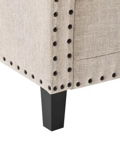 Modway Ashton Upholstered Fabric Sofa Beige