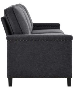 Modway Ashton Upholstered Fabric Sofa Charcoal SOFAS