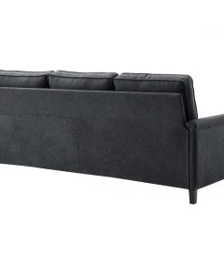 Modway Ashton Upholstered Fabric Sofa Charcoal SOFAS