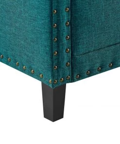 Modway Ashton Upholstered Fabric Sofa Teal 12 Modway Ashton Upholstered Fabric Sofa Teal