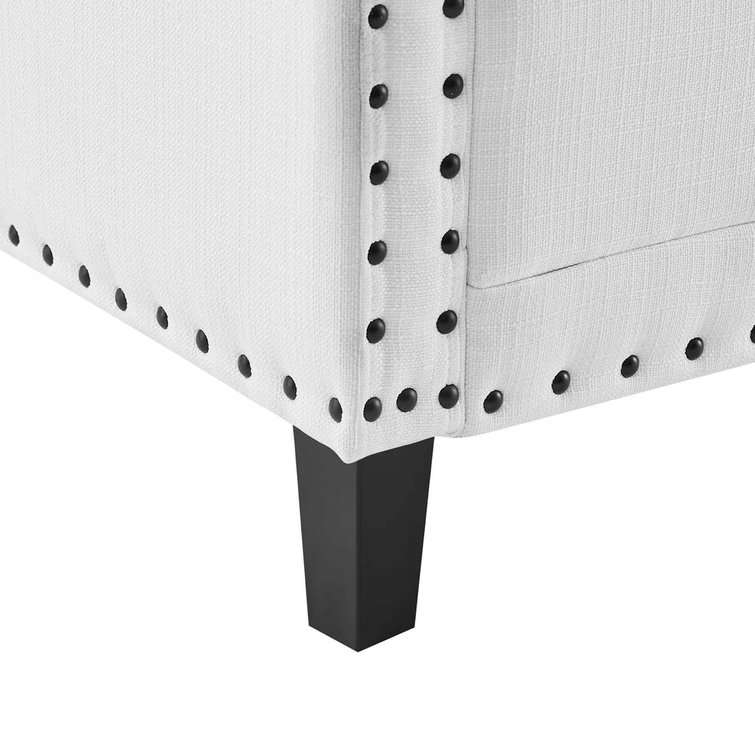 Modway SOFAS Ashton Upholstered Fabric Sofa White 5 Modway SOFAS Ashton Upholstered Fabric Sofa White