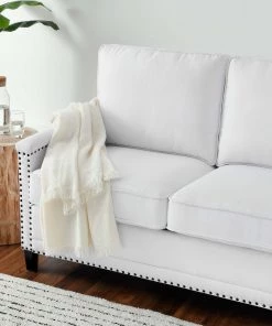 Modway SOFAS Ashton Upholstered Fabric Sofa White 14 Modway SOFAS Ashton Upholstered Fabric Sofa White