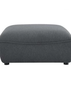 Modway Comprise 6-Piece Living Room Set Charcoal Living Room Sets