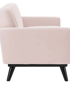 Modway SOFAS Engage Channel Tufted Performance Velvet Sofa Pink 10 Modway SOFAS Engage Channel Tufted Performance Velvet Sofa Pink