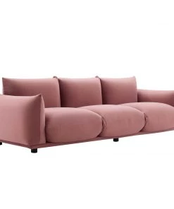 Modway SOFAS Copious Performance Velvet Sofa Dusty Rose