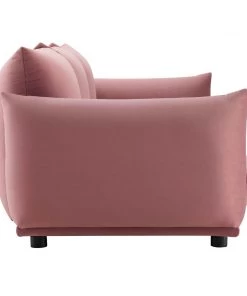 Modway SOFAS Copious Performance Velvet Sofa Dusty Rose