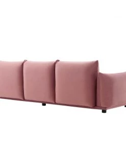 Modway SOFAS Copious Performance Velvet Sofa Dusty Rose