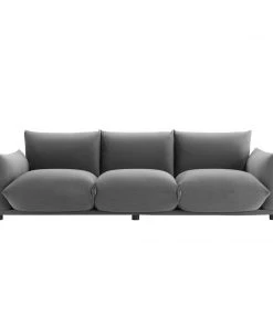 Modway Copious Performance Velvet Sofa Gray