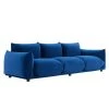 Modway Copious Performance Velvet Sofa Navy