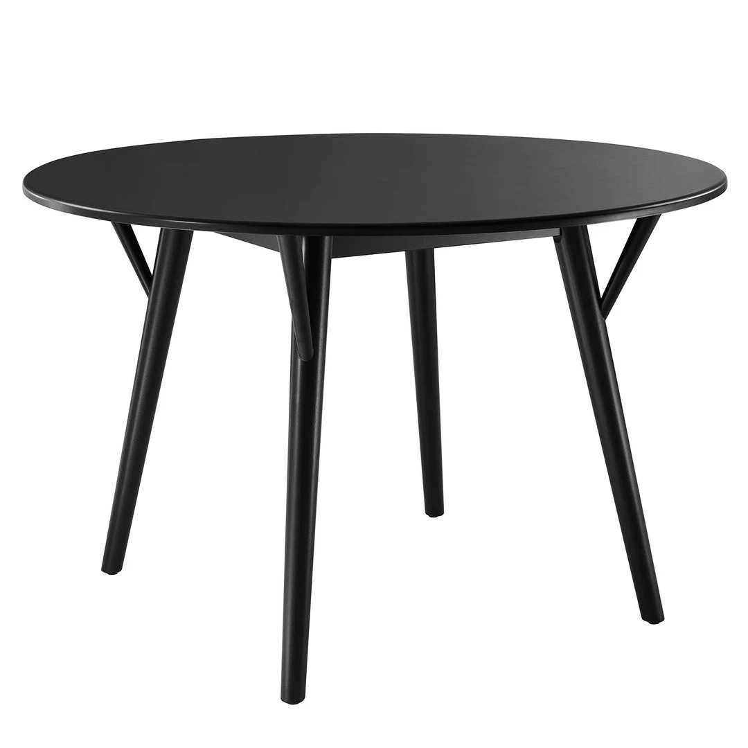 Modway Dining Tables Gallant 47" Dining Table Black Black 1 Modway Dining Tables Gallant 47" Dining Table Black Black