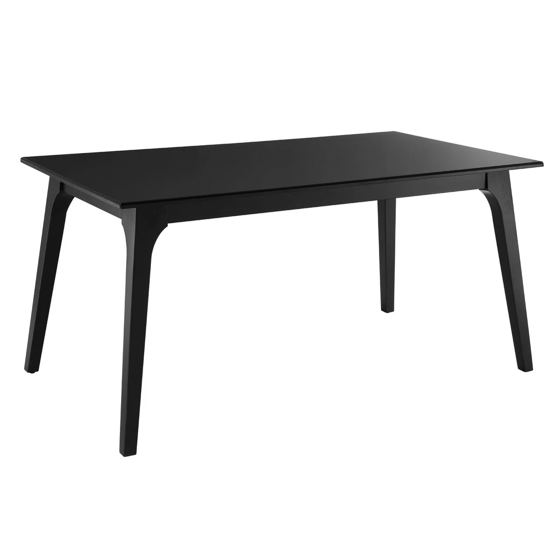 Modway Dining Tables Juxtapose 63" Dining Table Black Black 1 Modway Dining Tables Juxtapose 63" Dining Table Black Black