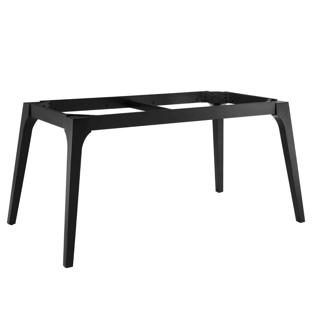 Modway Dining Tables Juxtapose 63" Dining Table Black Black 3 Modway Dining Tables Juxtapose 63" Dining Table Black Black