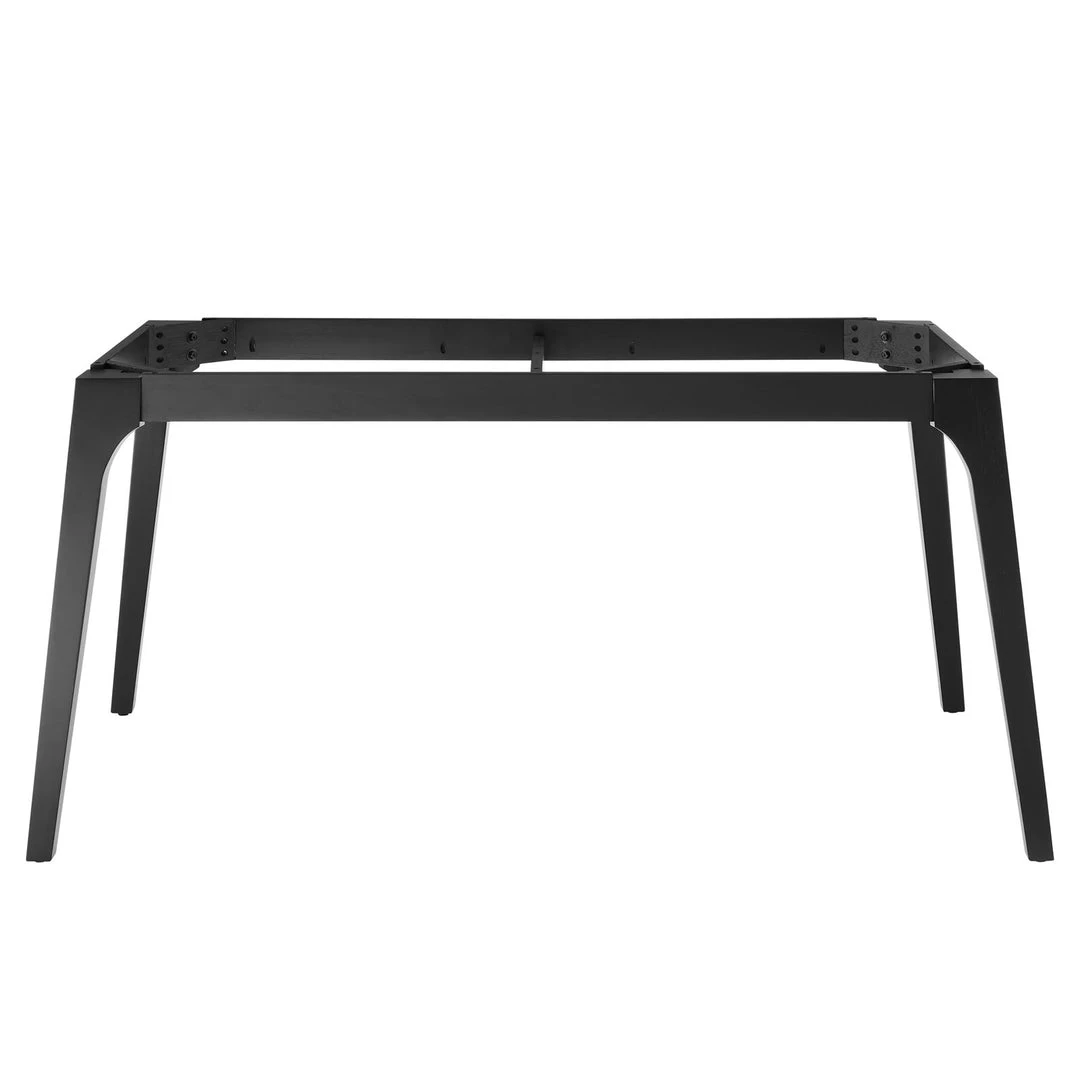 Modway Dining Tables Juxtapose 63" Dining Table Black Black 4 Modway Dining Tables Juxtapose 63" Dining Table Black Black
