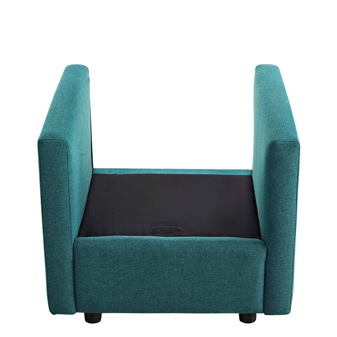 Modway Activate Upholstered Fabric Armchair Teal 7 Modway Activate Upholstered Fabric Armchair Teal