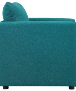 Modway Activate Upholstered Fabric Armchair Teal