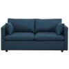 Modway Activate Upholstered Fabric Sofa Azure