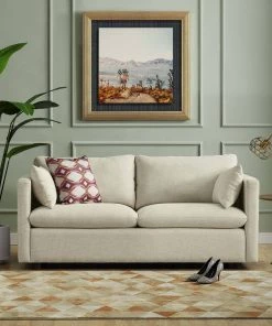 Modway SOFAS Activate Upholstered Fabric Sofa Beige