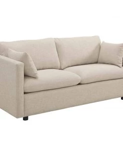 Modway SOFAS Activate Upholstered Fabric Sofa Beige