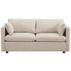 Modway SOFAS Activate Upholstered Fabric Sofa Beige