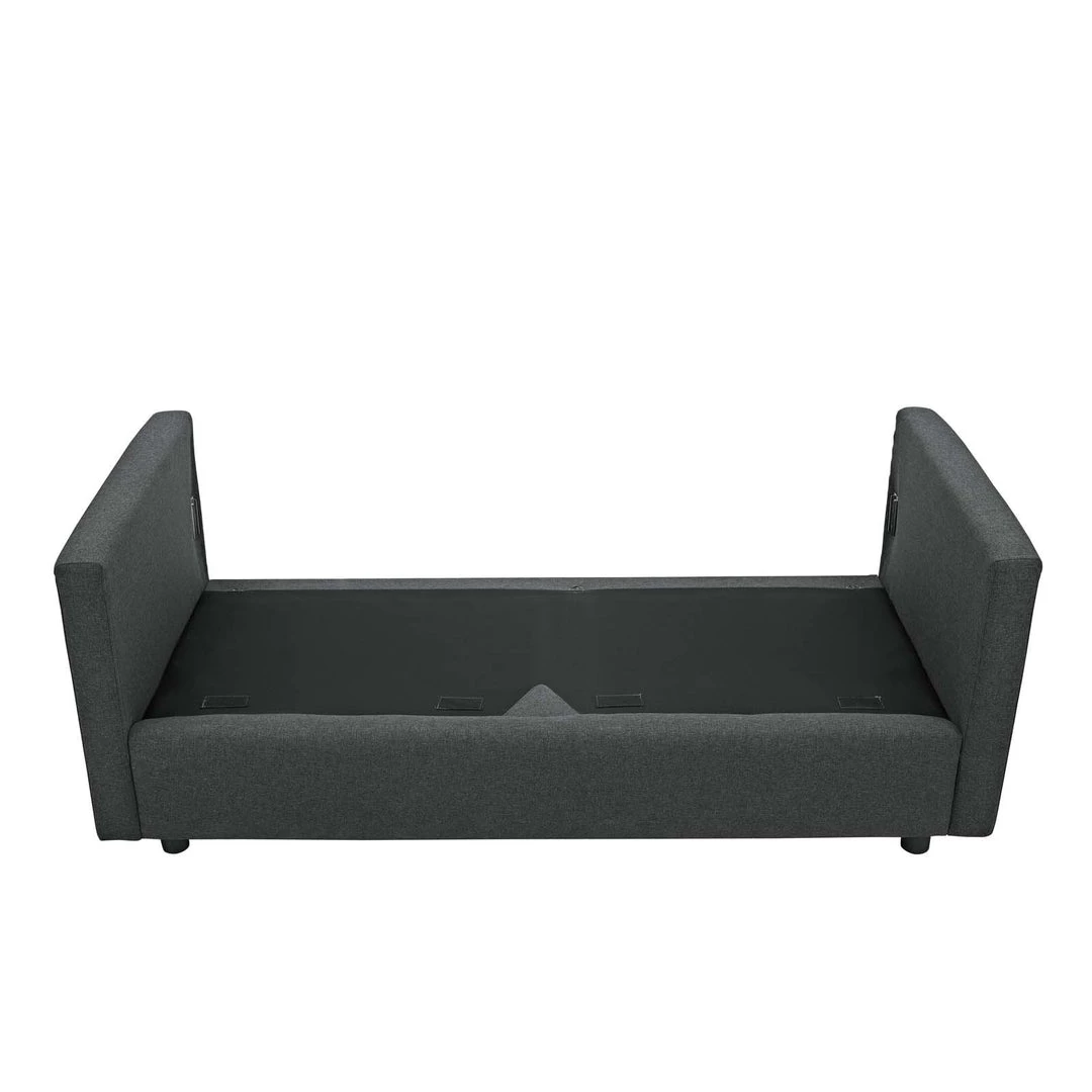 Modway Activate Upholstered Fabric Sofa Gray 6 Modway Activate Upholstered Fabric Sofa Gray
