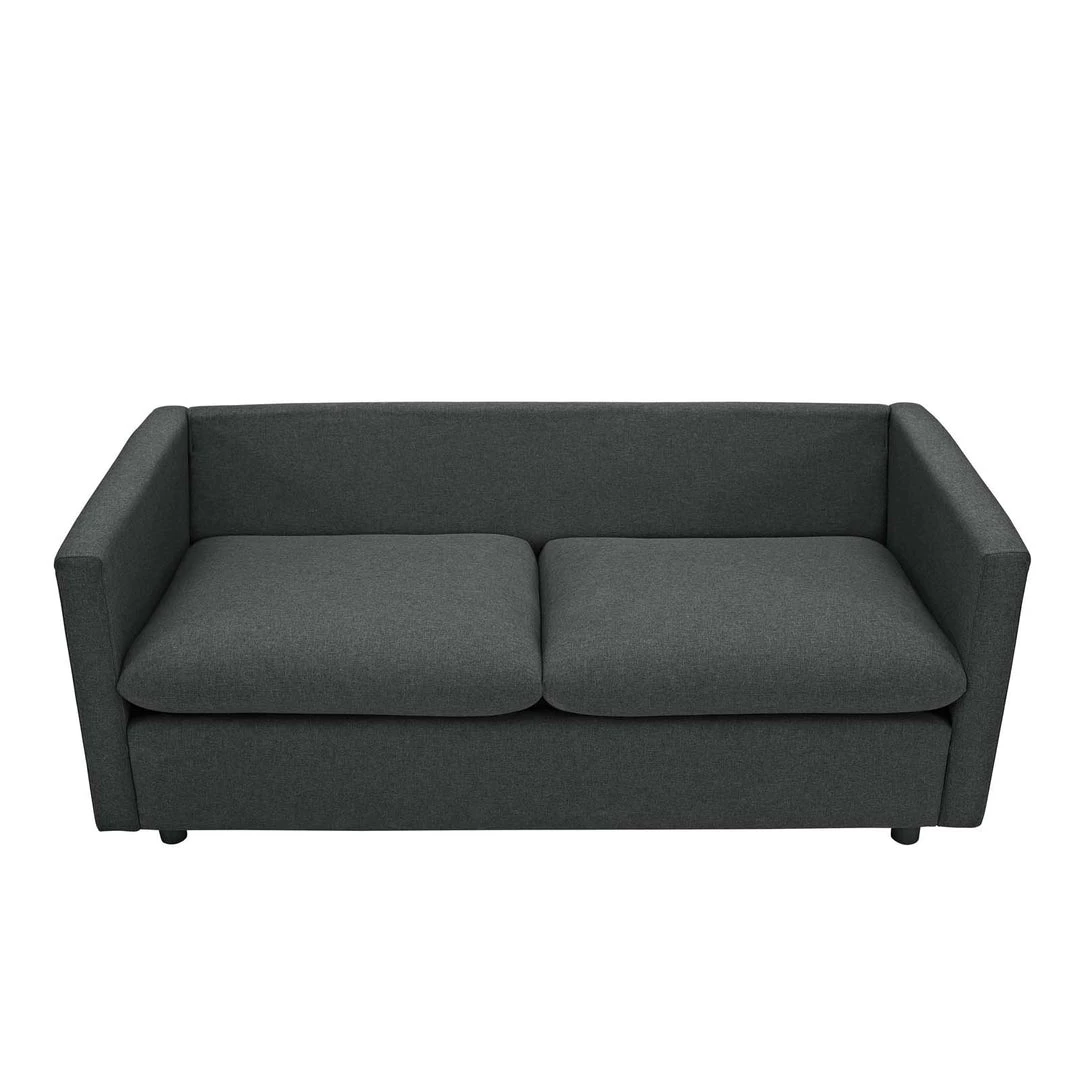 Modway Activate Upholstered Fabric Sofa Gray 8 Modway Activate Upholstered Fabric Sofa Gray