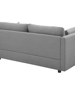 Modway Activate Upholstered Fabric Sofa Light Gray 11 Modway Activate Upholstered Fabric Sofa Light Gray