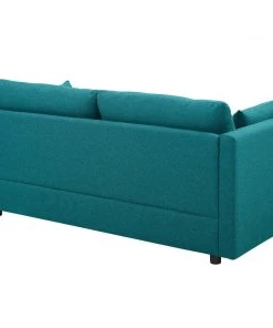 Modway Activate Upholstered Fabric Sofa Teal 11 Modway Activate Upholstered Fabric Sofa Teal