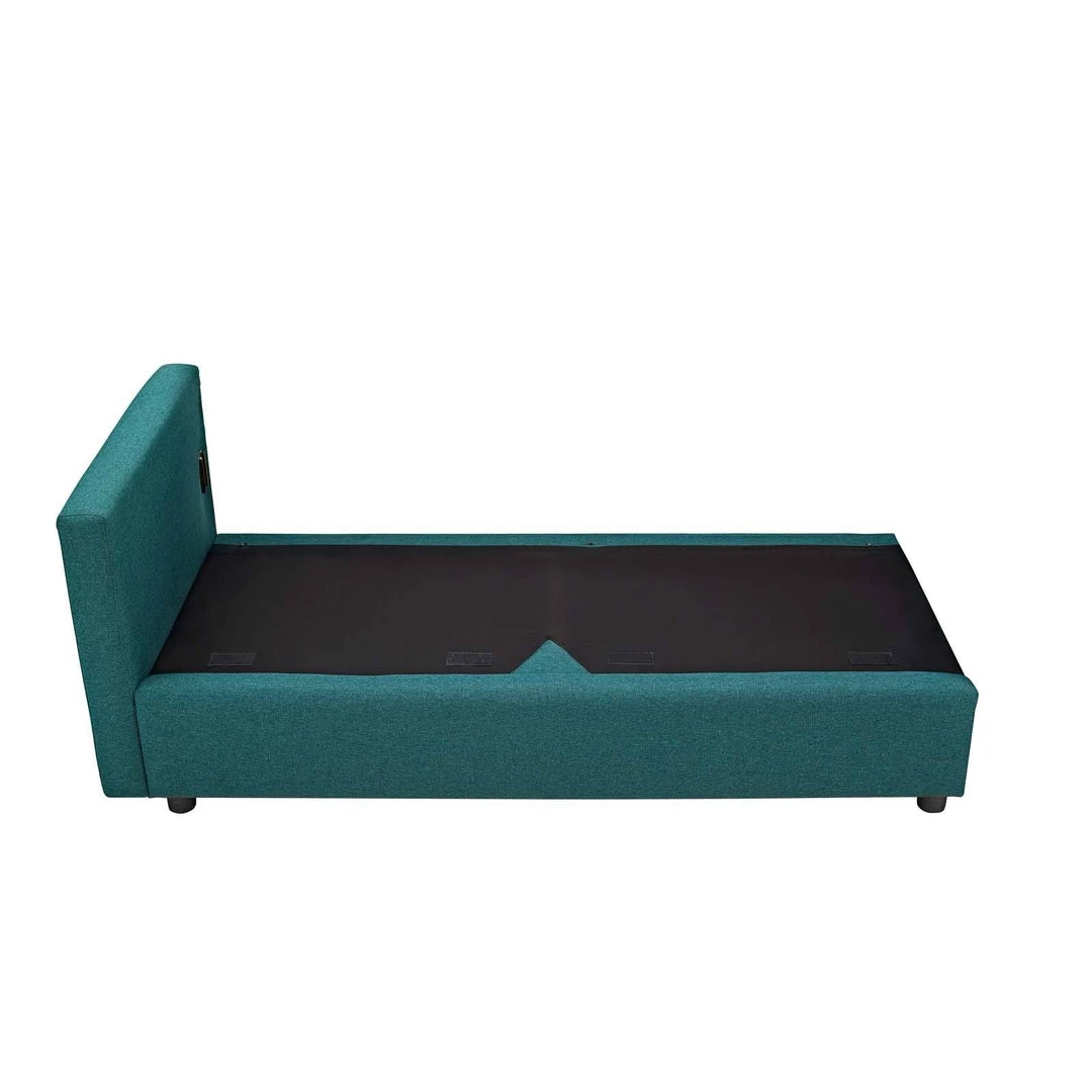 Modway Activate Upholstered Fabric Sofa Teal 5 Modway Activate Upholstered Fabric Sofa Teal