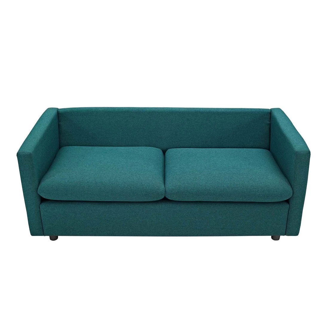 Modway Activate Upholstered Fabric Sofa Teal 8 Modway Activate Upholstered Fabric Sofa Teal