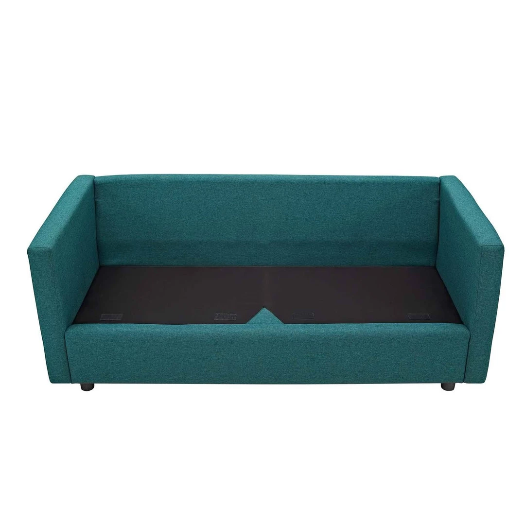 Modway Activate Upholstered Fabric Sofa Teal 7 Modway Activate Upholstered Fabric Sofa Teal