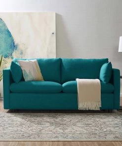 Modway Activate Upholstered Fabric Sofa Teal 12 Modway Activate Upholstered Fabric Sofa Teal