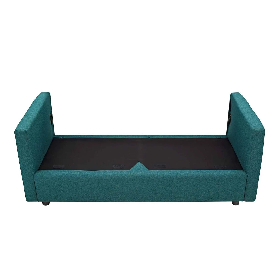 Modway Activate Upholstered Fabric Sofa Teal 6 Modway Activate Upholstered Fabric Sofa Teal