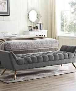 Modway Adept Performance Velvet Bench Sea Blue Benches 12 Modway Adept Performance Velvet Bench Sea Blue Benches