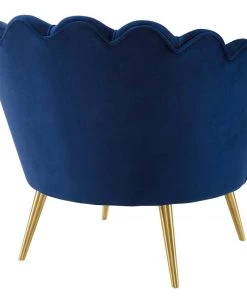 Modway Admire Accent Armchair Performance Velvet Set Of 2 Navy 10 Modway Admire Accent Armchair Performance Velvet Set Of 2 Navy