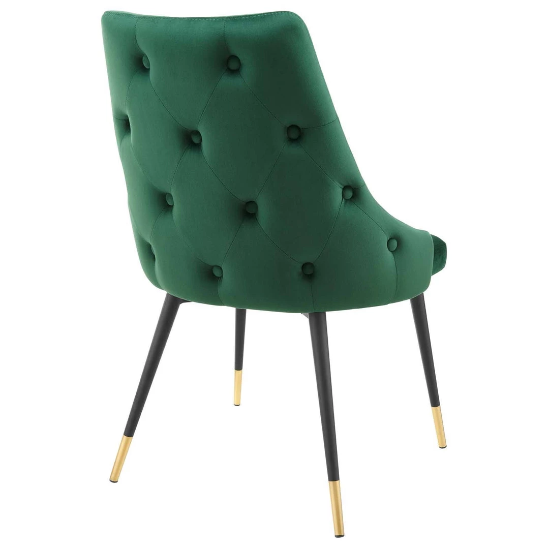 Modway Dining Chairs Adorn Dining Side Chair Performance Velvet Set Of 2 Green 4 Modway Dining Chairs Adorn Dining Side Chair Performance Velvet Set Of 2 Green