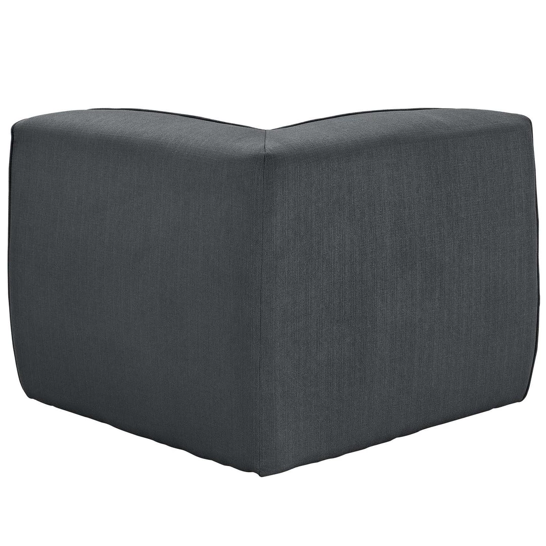 Modway Align Upholstered Fabric Corner Sofa Charcoal 3 Modway Align Upholstered Fabric Corner Sofa Charcoal