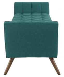 Modway Benches Amour 48" Tufted Button Entryway Performance Velvet Bench Dusty Rose 9 Modway Benches Amour 48