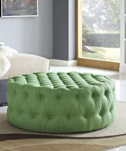 Modway Ottomans Amour Upholstered Fabric Ottoman Kelly Green 10 Modway Ottomans Amour Upholstered Fabric Ottoman Kelly Green