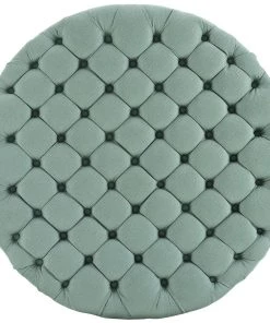 Modway Amour Upholstered Fabric Ottoman Laguna 8 Modway Amour Upholstered Fabric Ottoman Laguna