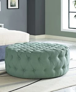Modway Amour Upholstered Fabric Ottoman Laguna 10 Modway Amour Upholstered Fabric Ottoman Laguna