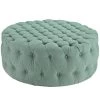 Modway Amour Upholstered Fabric Ottoman Laguna