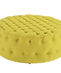 Modway Ottomans Amour Upholstered Fabric Ottoman Sunny