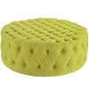 Modway Ottomans Amour Upholstered Fabric Ottoman Wheatgrass